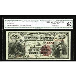 Ripley, OH - $20 1882 Brown Back Fr. 494 The Citizens N Ripley, OH