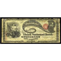 Sandusky, OH - $2 Original Fr. 389 The Third NB Ch. # Sandusky, OH