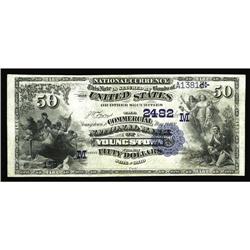 Youngstown, OH - $50 1882 Date Back Fr. 563 The Commerc Youngstown, OH