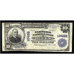 Beggs, OK - $10 1902 Plain Back Fr. 631 The Farmers NB Beggs, OK