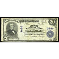 Astoria, OR - $20 1902 Plain Back Fr. 651 The First NB Astoria, OR