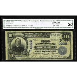 North Bend, OR - $10 1902 Plain Back Fr. 626 The First North Bend, OR