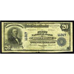 Beaverdale, PA - $20 1902 Plain Back Fr. 658 The First Beaverdale, PA