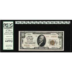 DuBois, PA - $10 1929 Ty. 2 The DuBois NB Ch. # 7453Thi DuBois, PA