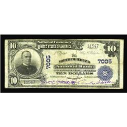 Northumberland, PA - $10 1902 Plain Back Fr. 624 The No Northumberland, PA