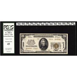 Portland, PA - $20 1929 Ty. 2 The Portland NB Ch. # 136 Portland, PA