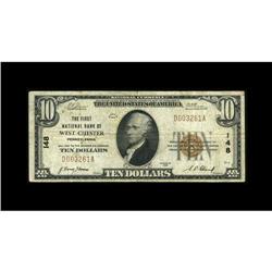 West Chester, PA - $10 1929 Ty. 1 The First NB Ch. # 1 West Chester, PA