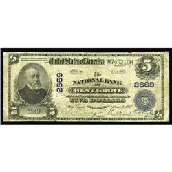 West Grove, PA - $5 1902 Plain Back Fr. 608 The NB of W West Grove, PA