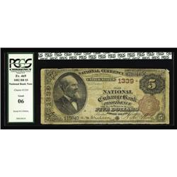 Providence, RI - $5 1882 Brown Back Fr. 469 The Nationa Providence, RI