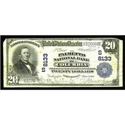 Columbia, SC - $20 1902 Plain Back Fr. 651 The Palmetto Columbia, SC