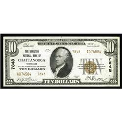 Chattanooga, TN - $10 1929 Ty. 2 The Hamilton NB Chattanooga, TN