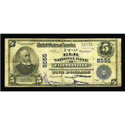 Fayetteville, TN - $5 1902 Plain Back Fr. 600 Elk NB Ch Fayetteville, TN