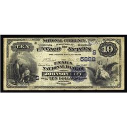 Johnson City, TN - $10 1882 Date Back Fr. 545 The Unaka Johnson City, TN