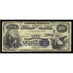 Childress, TX - $10 1882 Value Back Fr. 577 The City NB Childress, TX