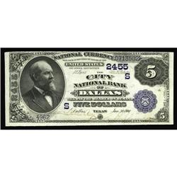 High Grade Dallas $5 National Dallas, TX