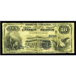 Farmersville, TX - $10 1882 Date Back Fr. 545 The Farme Farmersville, TX