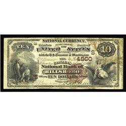 Hillsboro, TX - $10 1882 Brown Back Fr. 485 The Citizen Hillsboro, TX