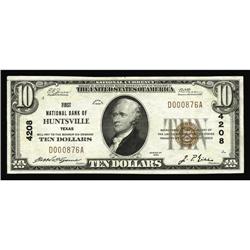 Huntsville, TX - $10 1929 Ty. 1 The First NB Ch. # 4208 Huntsville, TX