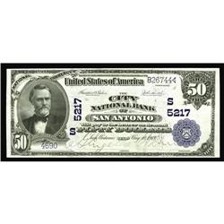 San Antonio, TX - $50 1902 Plain Back Fr. 682 The City San Antonio, TX