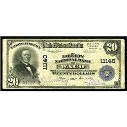 Waco, TX - $20 1902 Plain Back Fr. 658 The Liberty NB C Waco, TX