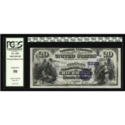 Richmond, VA - $20 1882 Date Back Fr. 555 The American Richmond, VA