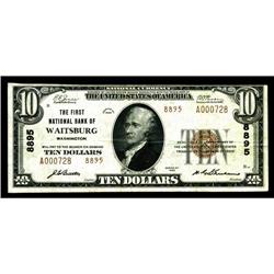 Waitsburg, WA - $10 1929 Ty. 2 The First NB Ch. # 8895 Waitsburg, WA