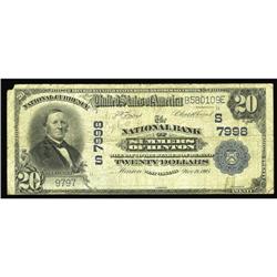 Hinton, WV - $20 1902 Plain Back Fr. 651 The NB of Summ Hinton, WV