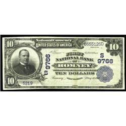 Romney, WV - $10 1902 Plain Back Fr. 627 The First NB Romney, WV