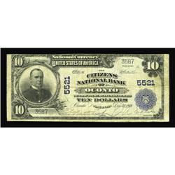 Oconto, WI - $10 1902 Plain Back Fr. 633 The Citizens N Oconto, WI