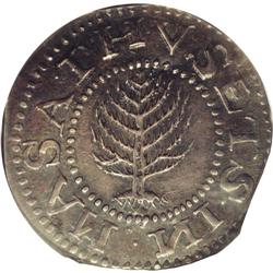 1652 SHILNG Pine Tree Shilling, Large Planchet MS63 NG