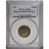 Image 1 : 1723 FARTH Hibernia Farthing, DEI GRATIA AU50 PCGS. Br