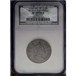 1760 1/2P Hibernia-Voce Populi Halfpenny XF Details, C
