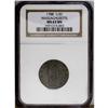 Image 3 : 1788 1/2 C Massachusetts Half Cent MS63 Brown NGC. Ryd