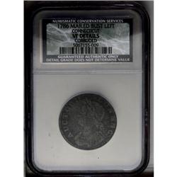1786 COPPER Connecticut Copper, Mailed Bust Left VF De