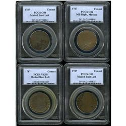 1787 COPPER Connecticut Copper, Muttonhead Good 4 PCGS