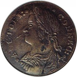 1787 COPPER Connecticut Copper, Draped Bust Left--Plan