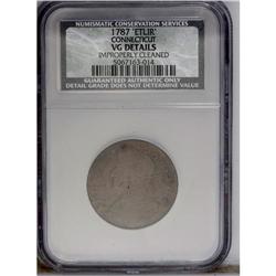 1787 COPPER Connecticut Copper, ETLIR--Improperly Clea