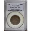 1788 COPPER Connecticut Copper, Draped Bust Left VF25