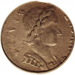 1787 COPPER Nova Eborac Copper, Seated Right VF25 PCGS