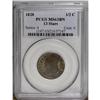 Image 1 : 1828 1/2 C 13 Stars MS63 Brown PCGS. C-3, B-2, R.1. A