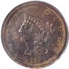 Image 1 : 1841 1/2 C Original PR64 Red and Brown PCGS. Breen 1-A