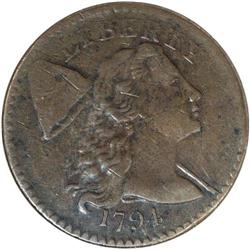 1794 1C Head of 1794 XF40 NGC.