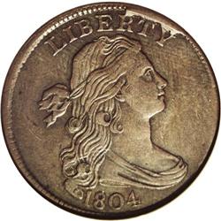 1804 1C XF45 NGC. S-266, R.2. Die State IV. The die c