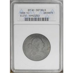 1806 1C --Whizzed--ANACS. XF40 Details. S-270, B-1, R.1