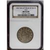 Image 1 : 1837 1C Plain Cords, Small Letters MS62 Brown NGC. N-5
