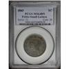 Image 1 : 1843 1C Petite Head, Small Letters MS64 Brown PCGS. N-
