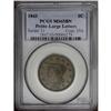 1843 1C Petite Head, Large Letters MS65 Brown PCGS. N-