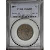 Image 1 : 1844 1C MS64 Brown PCGS. N-1, R.1. Die State d. There