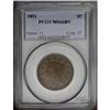 Image 1 : 1851 1C MS66 Brown PCGS. N-20, R.3+. Die State c. A la