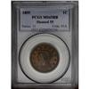 Image 1 : 1855 1C Slanting 5s MS65 Red and Brown PCGS. N-10, R.1
